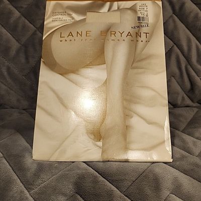 Lane Bryant Daysheer Control Top Invisible Toe Hosiery Size F Fits 5'3